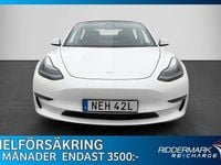 Begagnad Tesla Model 3 Long Range AWD 366 kW (498 HK) 2021 Vit Sedan