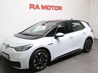 Begagnad VW ID.3 Pro Performance 150 kW (204 HK) 2021 Vit Halvkombi