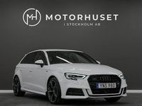 Begagnad Audi A3 Sportback S-Line 190 HK (139 kW) 2017 Vit Halvkombi