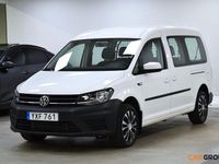 Begagnad VW Caddy Maxi Life Life 102 HK (75 kW) 2019 Vit Minibuss