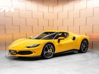 Begagnad Ferrari 296 830 HK (610 kW) 2023 Svart (gul) Sportkupé