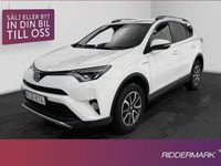 begagnad Toyota RAV4 Hybrid 2.5 Active Kamera Sensorer Rattvärm 2018, SUV