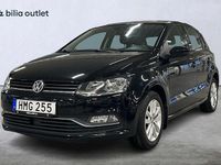 Begagnad VW Polo 90 HK (66 kW) 2016 Svart Halvkombi