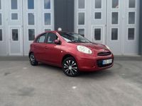 Begagnad Nissan Micra 80 HK (58 kW) 2013 Röd Halvkombi