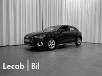 Begagnad Audi A3 Advanced Plus 150 HK (110 kW) 2020 Brilliantsvart Sedan