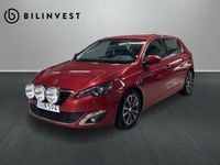 Begagnad Peugeot 308 Allure 120 HK (88 kW) 2015 Mörkröd Halvkombi