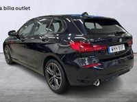 Begagnad BMW 118 Sport Line 140 HK (102 kW) 2020 Svart Halvkombi