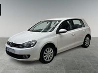 Begagnad VW Golf VI 102 HK (75 kW) 2010 Vit Halvkombi