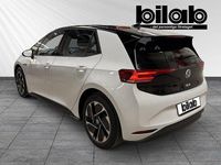 Begagnad VW ID.3 Pro Performance 150 kW (204 HK) 2020 Vit Halvkombi