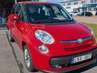 Begagnad Fiat 500L Lounge 95 HK (69 kW) 2013 Röd Minibuss