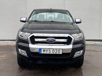Begagnad Ford Ranger 160 HK (117 kW) 2016 Svart Pickup