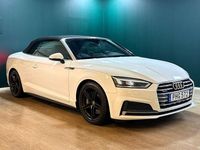 Begagnad Audi A5 Cabriolet S-Line 252 HK (185 kW) 2017 Vit Cab