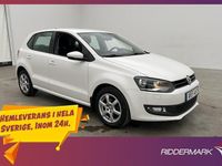 Begagnad VW Polo 86 HK (63 kW) 2013 Vit Halvkombi