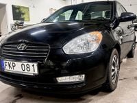 Begagnad Hyundai Accent 112 HK (82 kW) 2007 Svart Sedan