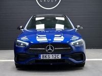Begagnad Mercedes C220 AMG 200 HK (147 kW) 2021 Blå Kombi