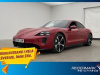 Begagnad Porsche Taycan Turbo Chrono 460 kW (626 HK) 2020 Röd Sedan