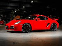 Begagnad Porsche Cayman S 320 HK (235 kW) 2009 Röd Sportkupé