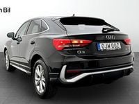 Begagnad Audi Q3 Sportback S-Line 245 HK (180 kW) 2023 Mytsvart metallic SUV