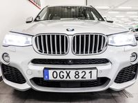 begagnad BMW X3 xDRIVE 35d 313HK M SPORT PANO DRAG VÄRMARE NAVI H/K HUD S+V