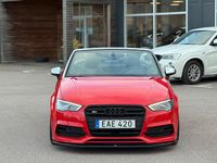 Begagnad Audi A3 Cabriolet S-Line 150 HK (110 kW) 2014 Röd Cab