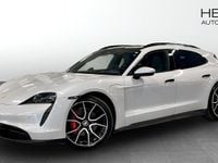Begagnad Porsche Taycan 4S Sport Turismo 400 kW (544 HK) 2022 Grå Sedan