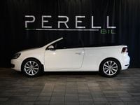 Begagnad VW Golf Cabriolet 160 HK (117 kW) 2012 Vit Cab