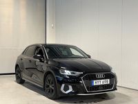 Begagnad Audi A3 Comfort 150 HK (110 kW) 2020 Svart Sedan