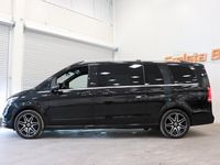 begagnad Mercedes V250 4M AMG 7-sits BUR EXTRA LÅNG VÄRM MOMS