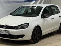 Begagnad VW Golf VI 105 HK (77 kW) 2011 Vit Halvkombi