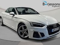 Begagnad Audi A5 Cabriolet S-Line 190 HK (139 kW) 2020 Glaciärvit metallic Cab
