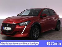 Begagnad Peugeot e-208 Allure 100 kW (136 HK) 2021 Röd Halvkombi