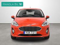 Begagnad Ford Fiesta Titanium 101 HK (74 kW) 2017 Röd Halvkombi
