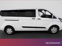 begagnad Ford Tourneo Custom L2 B-kamera D-Värm Carplay 9-Sits 2022, Minibuss