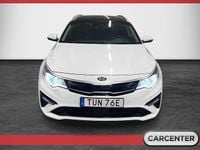 Begagnad Kia Optima Advance 205 HK (150 kW) 2019 Vit Kombi
