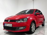 Begagnad VW Polo 90 HK (66 kW) 2012 Röd Halvkombi