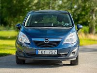 Begagnad Opel Meriva Enjoy 96 HK (70 kW) 2011 Blå Minibuss