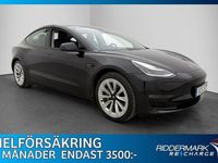 Begagnad Tesla Model 3 Long Range AWD 366 kW (498 HK) 2020 Svart Sedan