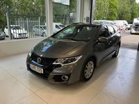 Begagnad Honda Civic Elegance 122 HK (89 kW) 2015 Mörkgrå (grå) Kombi