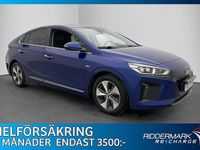 Begagnad Hyundai Ioniq Premium 100 kW (136 HK) 2018 Mörkblå Halvkombi