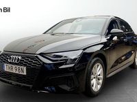 Begagnad Audi A3 Sportback Proline 150 HK (110 kW) 2022 Svart Halvkombi