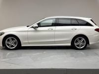 Begagnad Mercedes C220 AMG line 170 HK (125 kW) 2018 Vit Kombi
