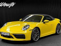 Begagnad Porsche 911 Carrera 4S Cabriolet 450 HK (330 kW) 2019 Gul Cab