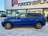 Begagnad Mercedes GLC220 AMG line 170 HK (125 kW) 2018 Brilliant blå metallic SUV