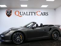 begagnad Porsche 911 Turbo S Cabriolet 991 Sport Chrono Sv-Såld/ Kolfiber