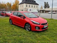 Begagnad Kia Ceed GT-Line 136 HK (100 kW) 2016 Röd Halvkombi
