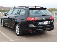 Begagnad VW Golf VII S 110 HK (80 kW) 2015 Svart samma som bilen Kombi