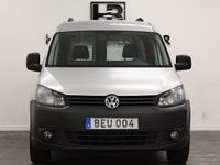 Begagnad VW Caddy Maxi 102 HK (75 kW) 2014 Silver Minibuss