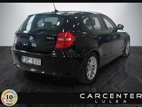 Begagnad BMW 118 Comfort Edition 143 HK (105 kW) 2011 Svart Halvkombi