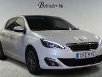 Begagnad Peugeot 308 Allure 125 HK (91 kW) 2014 Vit Halvkombi
