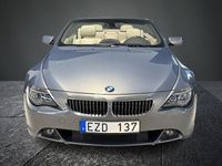Begagnad BMW 645 Cabriolet 334 HK (245 kW) 2004 Mörkgrå Cab